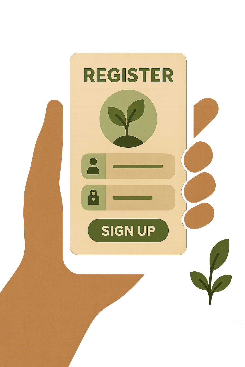 Icono de registro de agricultores